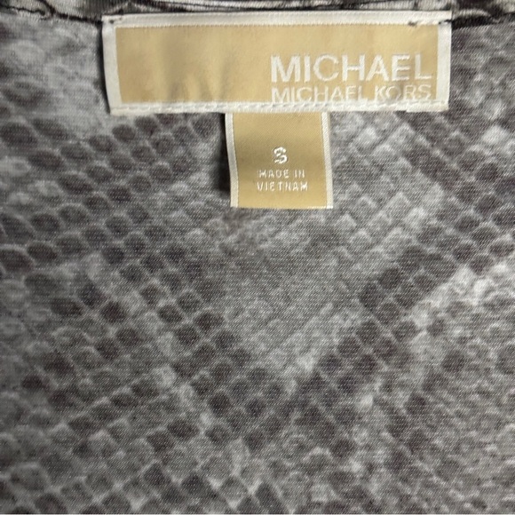 Michael Kors Sleeveless Dress Snakeskin Print Size Small - Picture 4 of 8
